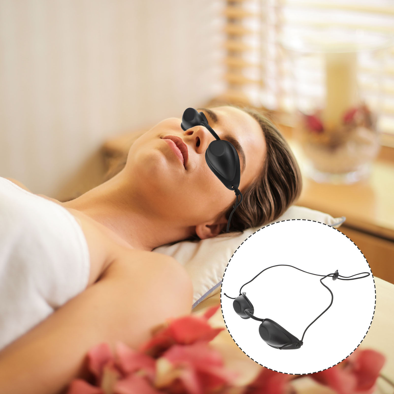 Teeth Whitening Uv Light - Gafas de Seguridad, Parche Ocular, Gafas