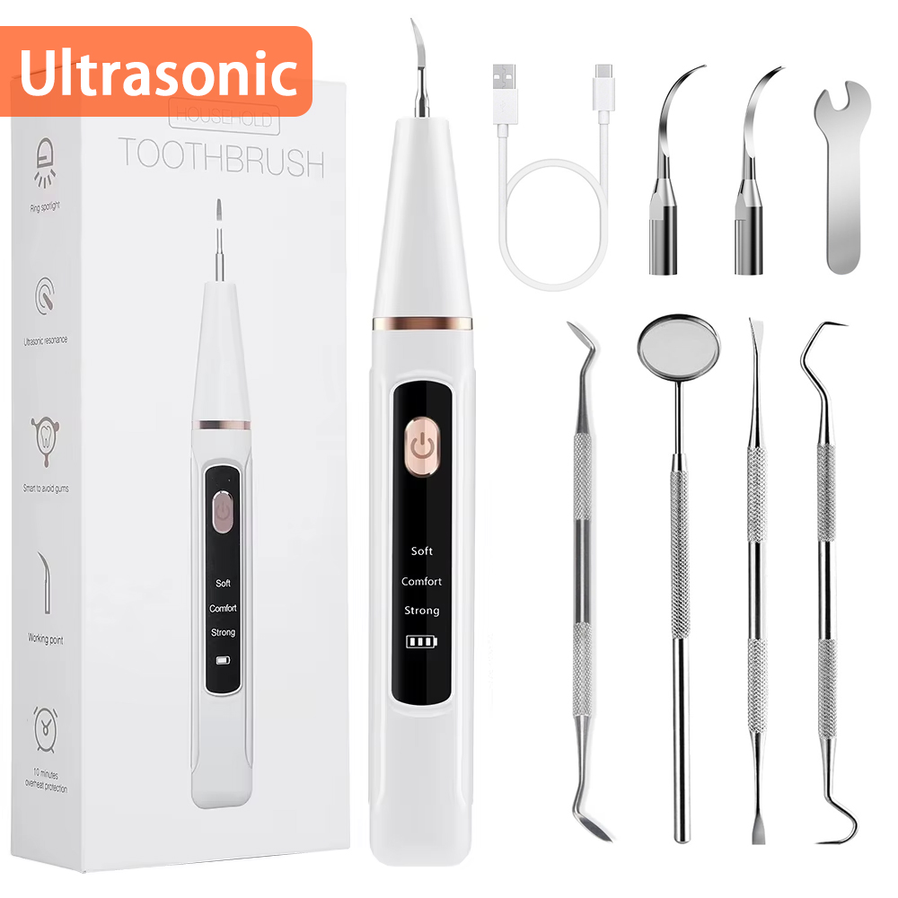Teeth Whitening Mouthwash - Escalador Dental ultrasónico eléctrico, eliminador de