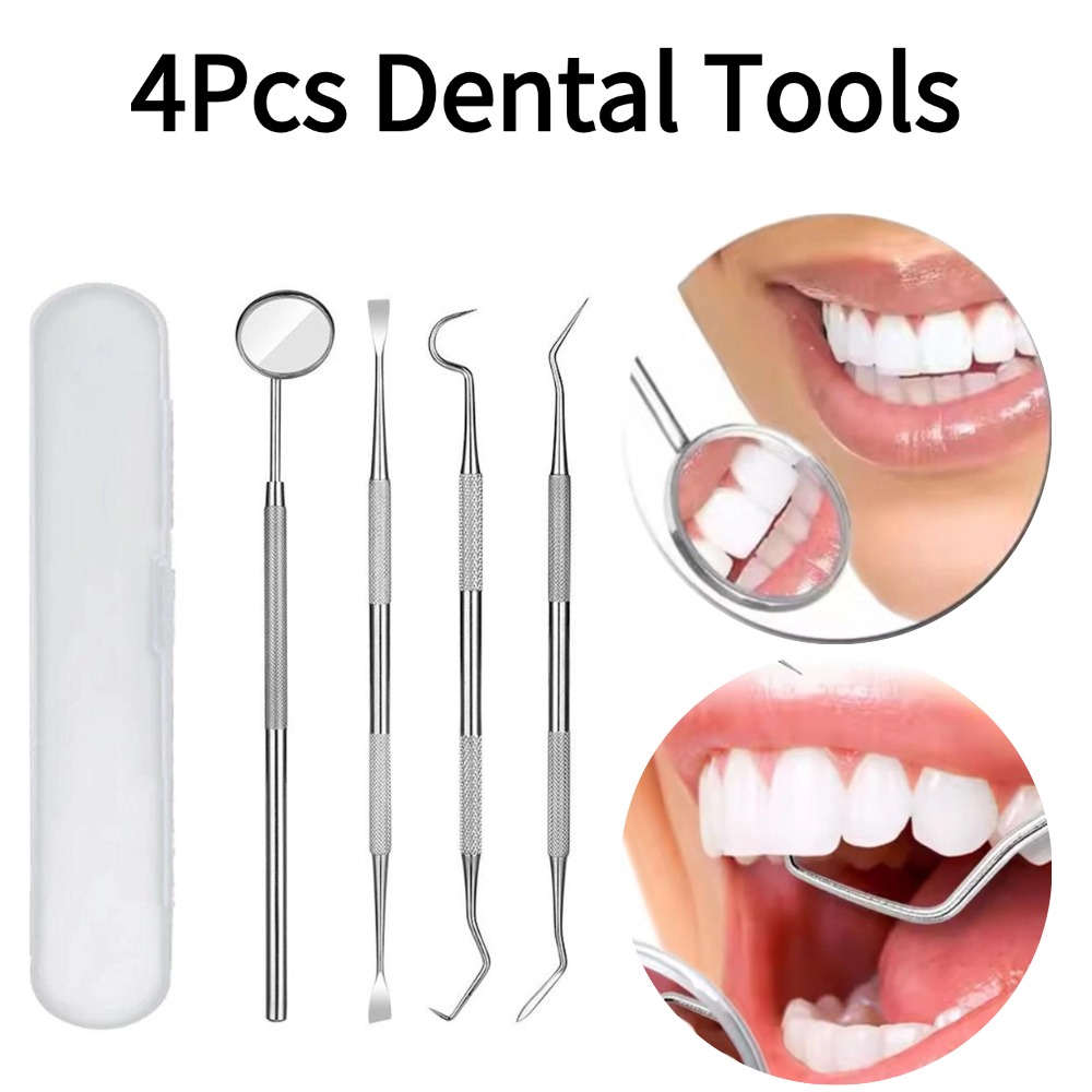 Teeth Whitening Mouthwash - Kit de 4 Herramientas de Cuidado