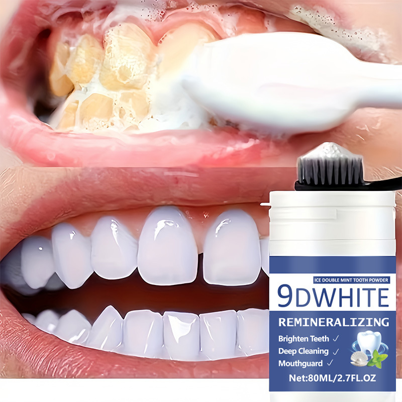 Teeth Whitening Usa - Polvo Blanqueador Dental 9D Purple 80ml,
