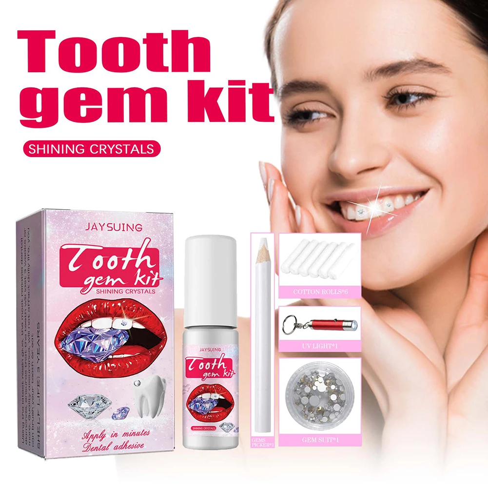 Teeth Whitening Levels - Kit de gemas dentales con cristales