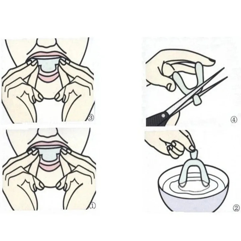 1/3/6 pares de protectores buc - Teeth Whitening For Trays reseña y precio