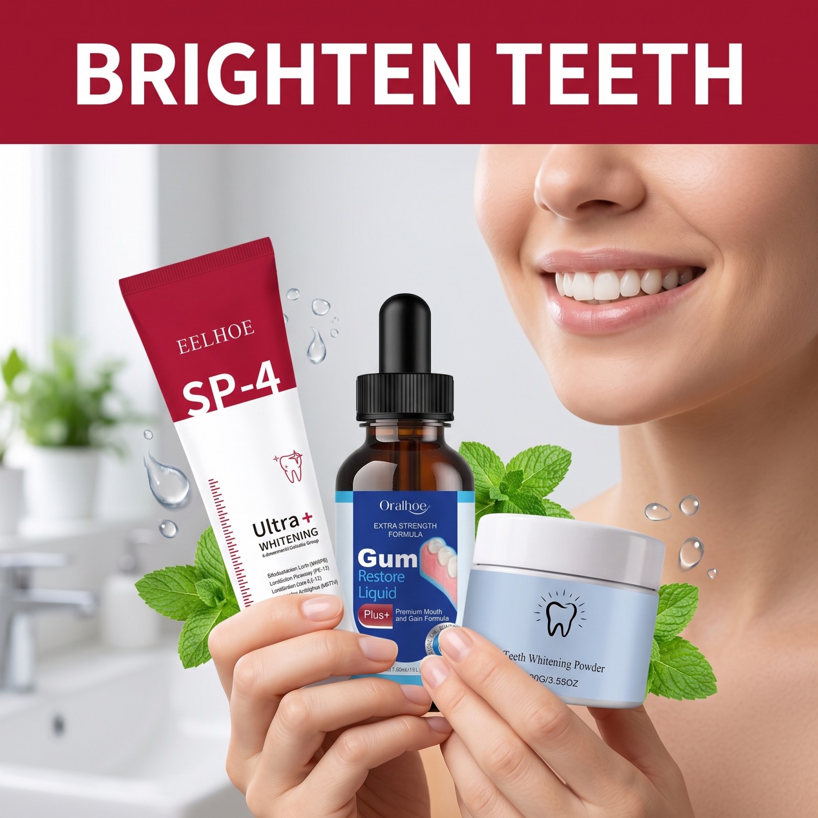Set de Cuidado Bucal, Pasta De - Teeth Whitening Doctor reseña y precio