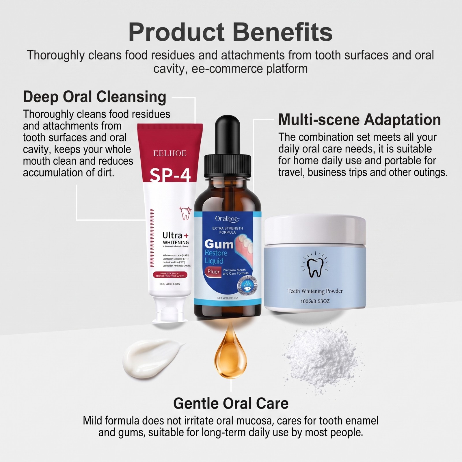 Set de Cuidado Bucal, Pasta De - Teeth Whitening Doctor reseña y precio