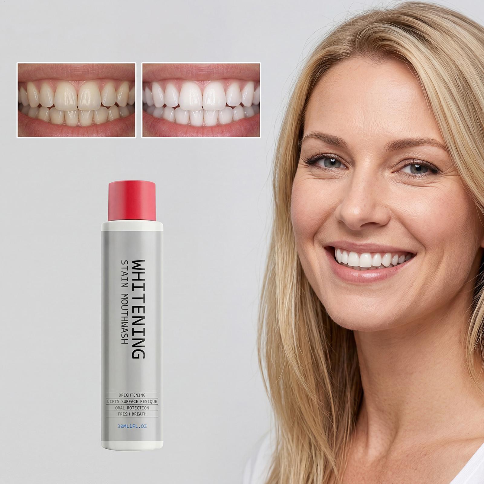 Enjuague Bucal Blanqueador de  - Teeth Whitening Mouthwash reseña y precio
