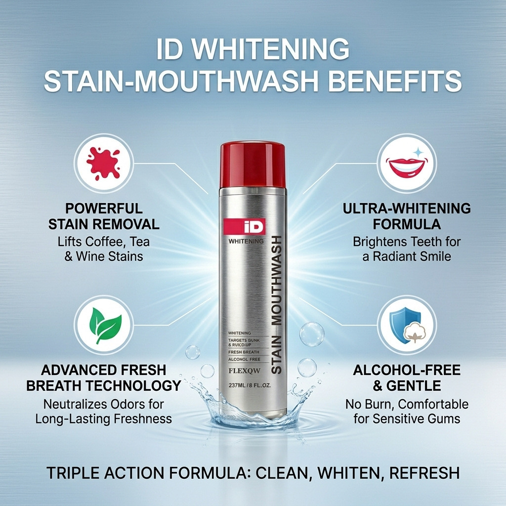 Enjuague Bucal Blanqueador His - Teeth Whitening Mouthwash reseña y precio