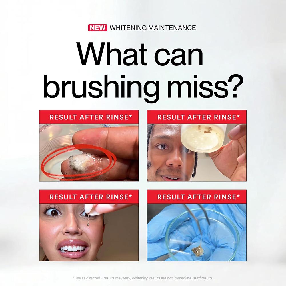 Enjuague bucal sin alcohol His - Teeth Whitening Mouthwash reseña y precio