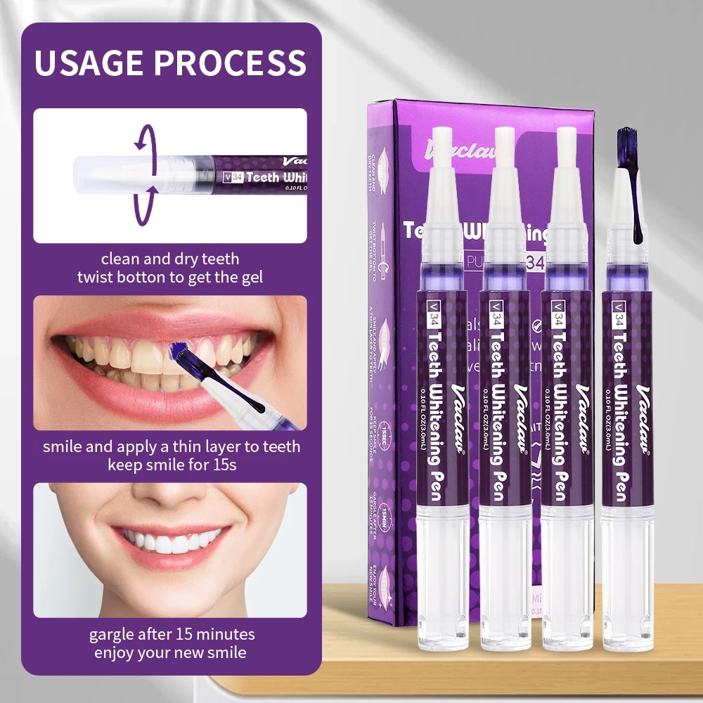 Vaclav V34 Bolígrafo de gel bl - Teeth Whitening Doctor reseña y precio
